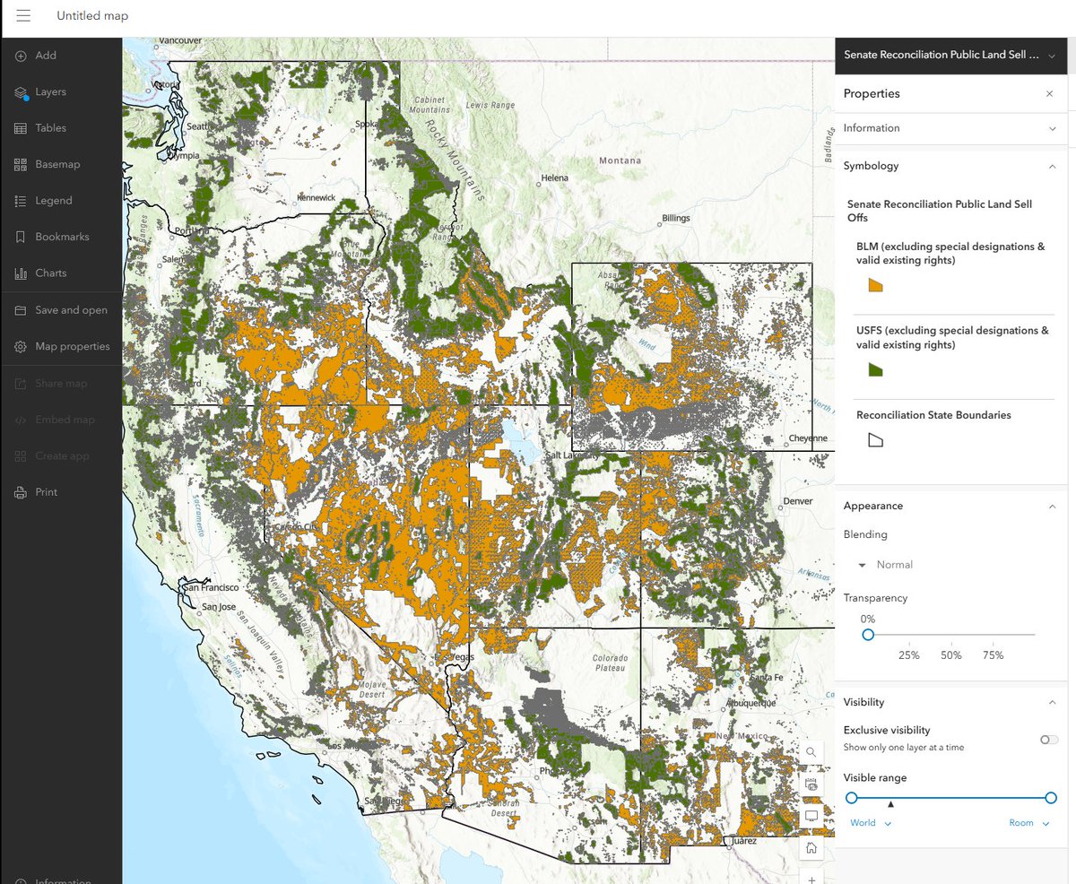 how did montana avoid the entire senate bill for selling forest service and blm land?

for irony (at least where i am from) it will get bot for renewables

we live in interesting times