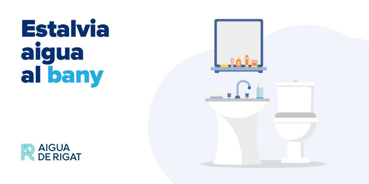 🚽 Si ajustes el nivell del flotador de la cisterna del vàter o instal·les un sistema de doble càrrega, estalviaràs aigua cada vegada que estiris la cadena.

💧 Si utilitzes el botó adient al tipus de descàrrega, pots estalviar la meitat d'aigua. Cada gota compta!