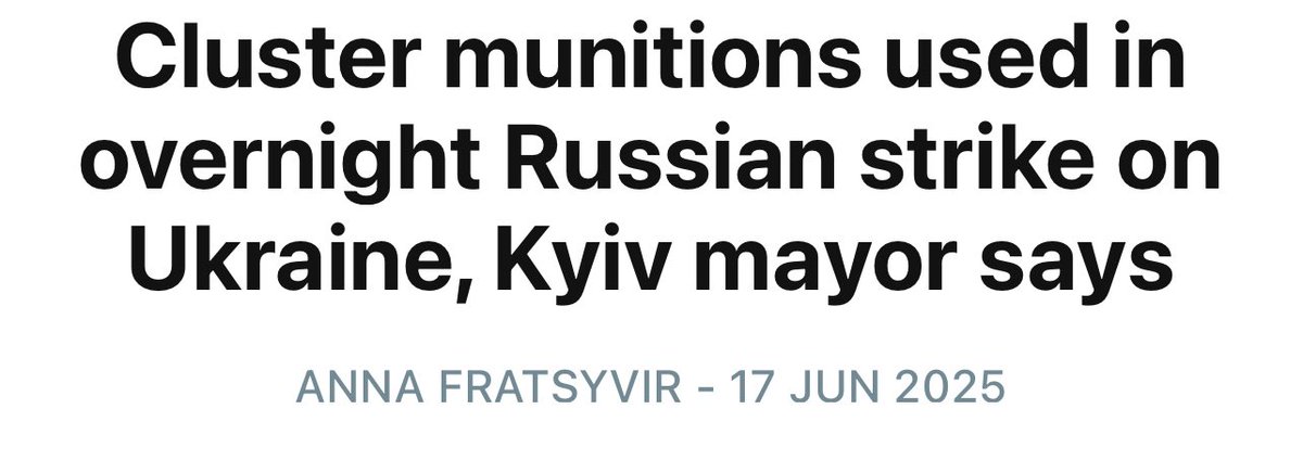 I am once again asking where did the “cluster munitions bad” crowd go