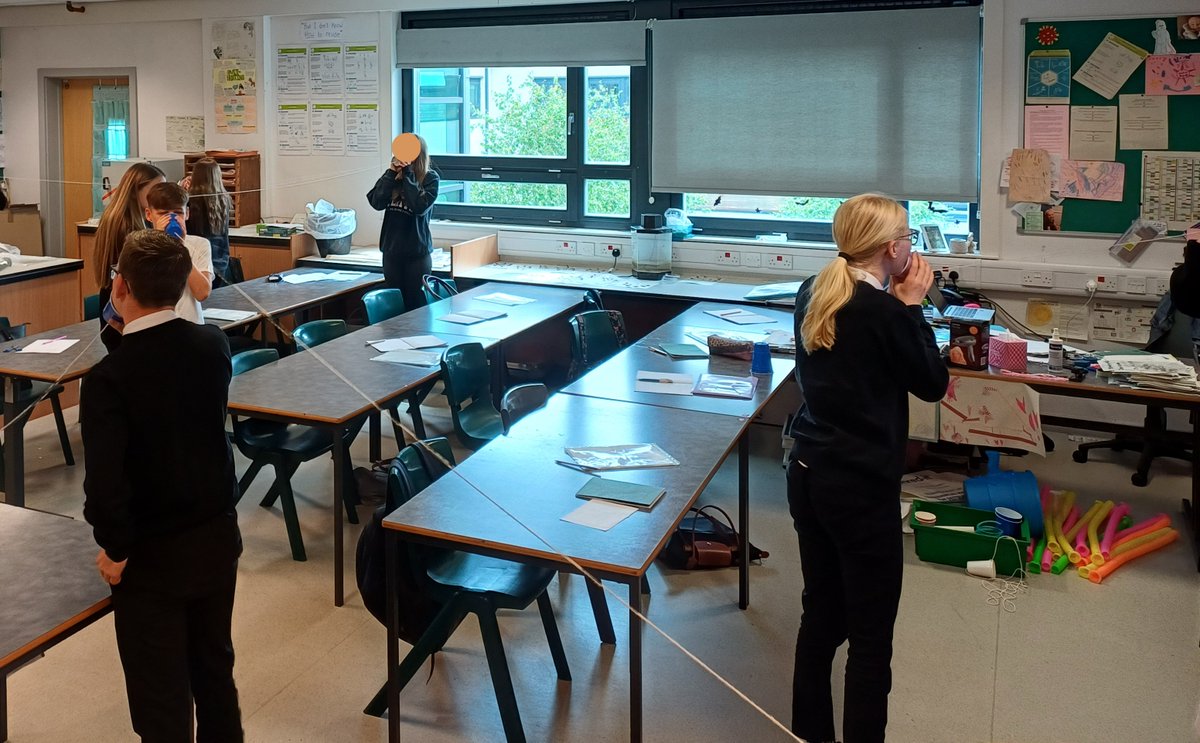 Sound travelling in S2 physics.