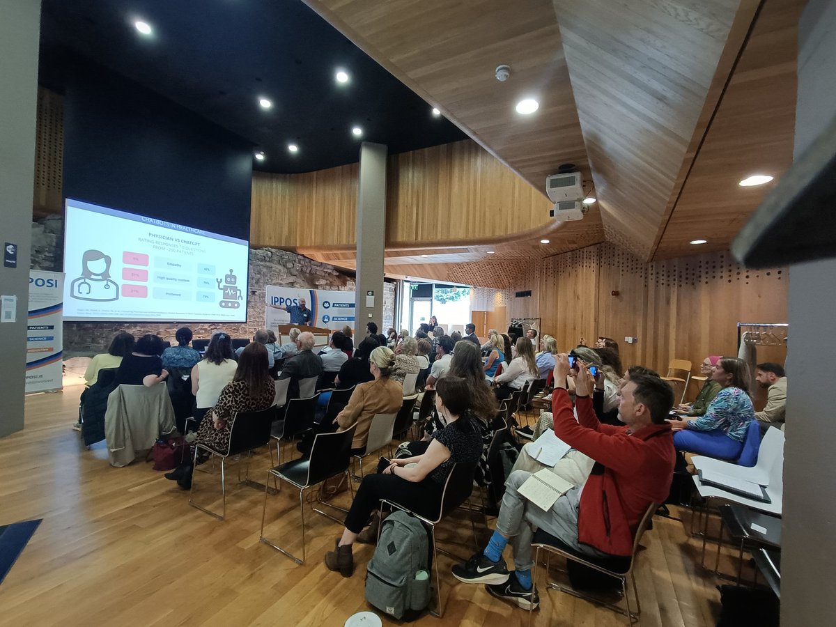 lcckav's tweet photo. Dr Guido Giunti sets the challenge - 'we have to upskill ourselves as healthcare professionals, as patients, as citizens - if we don't, we are going to be left behind and left out of decision making - we need to create shared spaces for this upskilling!'. @IPPOSI #AIinHealthcare https://t.co/ZOX9CKhBk8