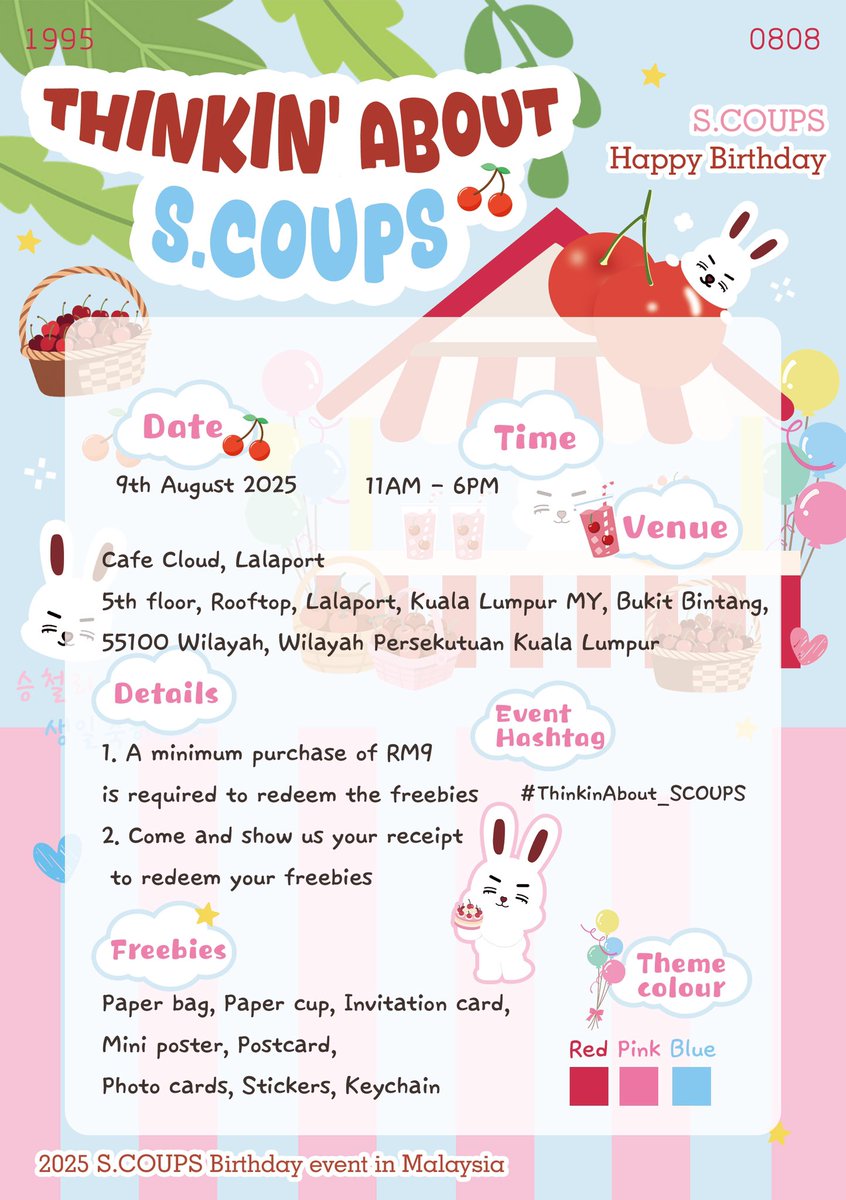-𝒯𝒽𝒾𝓃𝓀𝒾𝓃’ 𝒜𝒷𝑜𝓊𝓉 𝒮.𝒞𝒪𝒰𝒫𝒮-

𝟐𝟎𝟐𝟓 𝐒.𝐂𝐎𝐔𝐏𝐒 𝐁𝐢𝐫𝐭𝐡𝐝𝐚𝐲 𝐄𝐯𝐞𝐧𝐭 𝐢𝐧 𝐊𝐔𝐀𝐋𝐀 𝐋𝐔𝐌𝐏𝐔𝐑˖ . ݁𝜗𝜚. ݁₊

🗓️𝟗𝐭𝐡 𝐀𝐮𝐠𝐮𝐬𝐭 𝟐𝟎𝟐𝟓
⏰𝟏𝟏𝐚𝐦 - 𝟔𝐩𝐦
📍𝐂𝐚𝐟𝐞 𝐂𝐥𝐨𝐮𝐝, 𝐋𝐚𝐥𝐚𝐩𝐨𝐫𝐭

#ThinkinAbout_SCOUPS