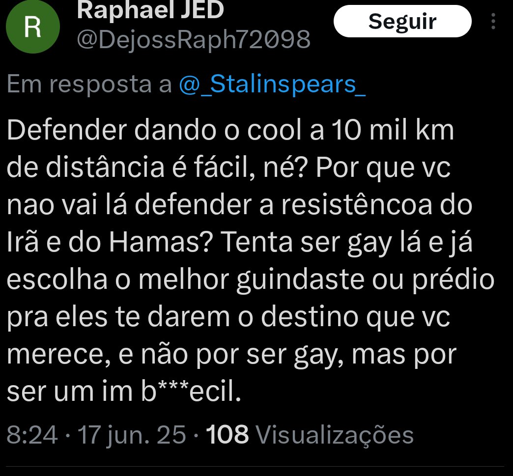 A direita brasileira só é a favor de viado quando eles são utilizados como desculpas, fora isso, nada...