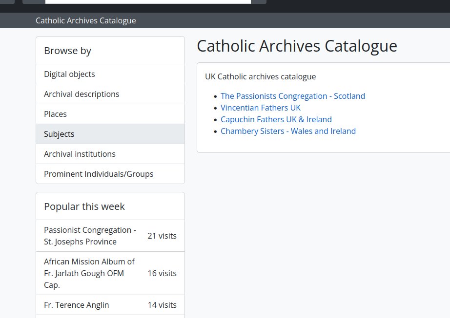 ArchivesBoyne's tweet photo. Catholic Archives UK, is  a new project designed to take in as many Catholic Archives in the UK  as possible, seeking to make their archives accessible through  open-source, standards based software, ATOM. https://t.co/Rnloh1tDek https://t.co/Ahc93890fs