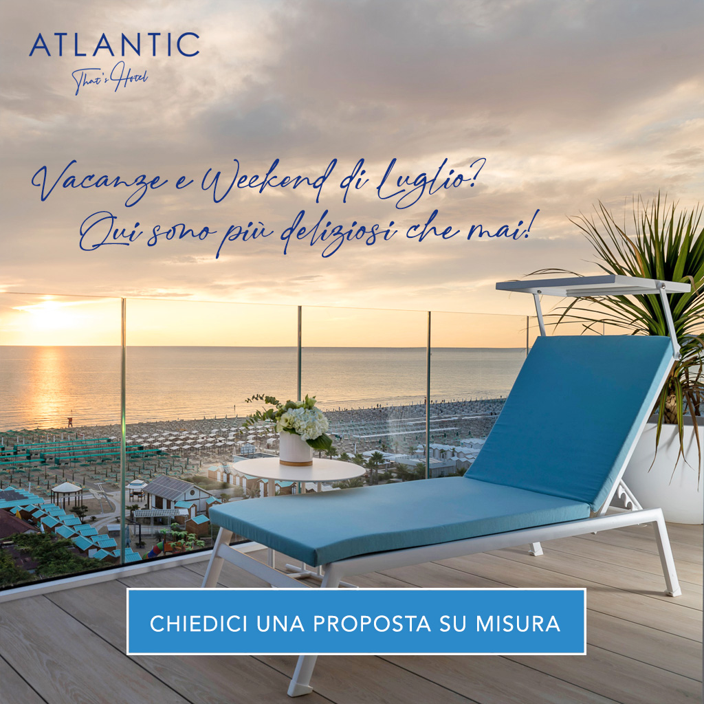 Atlantic__Hotel's tweet photo. ✨ Chiedici una proposta su misura per la tua Vacanza di Luglio. 

➡️ Scopri di più su https://t.co/KAiX701Fag e prenota le tue date preferite. Naturalmente all'Atlantic!

#riccione #atlanticriccione #atlanticstyle #vacanzeluglio #luglioriccione #luxuryhotel https://t.co/E4hTmlI6zQ