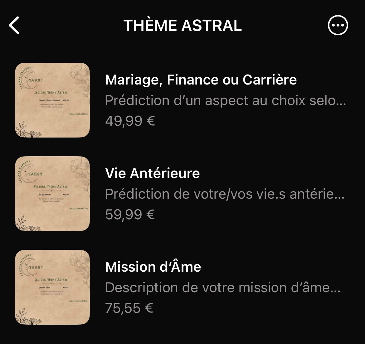 kaliescaa's tweet image. Ta médium-astrologue préférée💜🔮
J’assemble spiritualité et développement personnel depuis 5 ans, pour te guider dans ton chemin d’âme !
(consultations privées disponible via le lien WA dans ma bio)