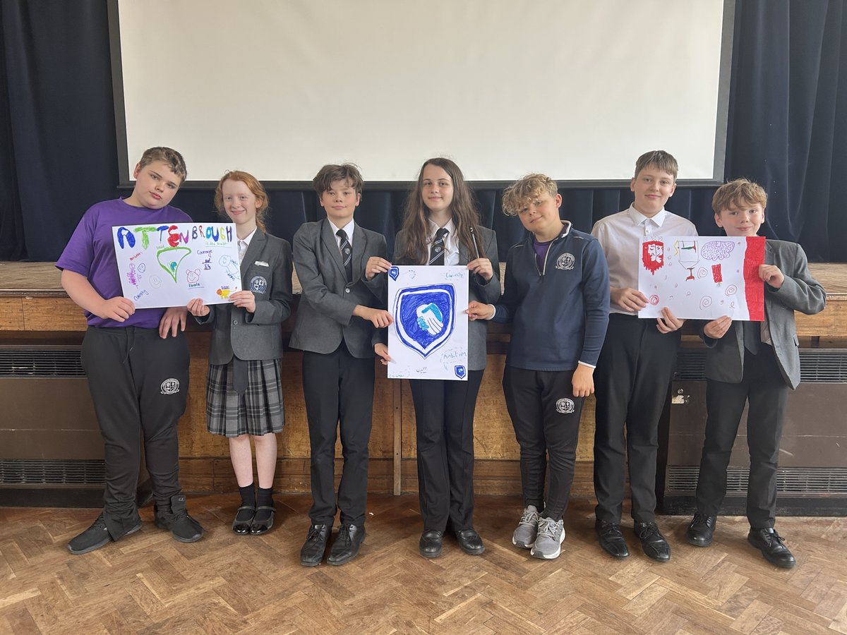 The final challenge of our 2025 Thrive Games was to  create a collage showing their House values, to be displayed at our Sports Day next week. The teams made a great start on these and will complete them over the next few days. #TogetherInThePursuitOfExcellence #Ambition