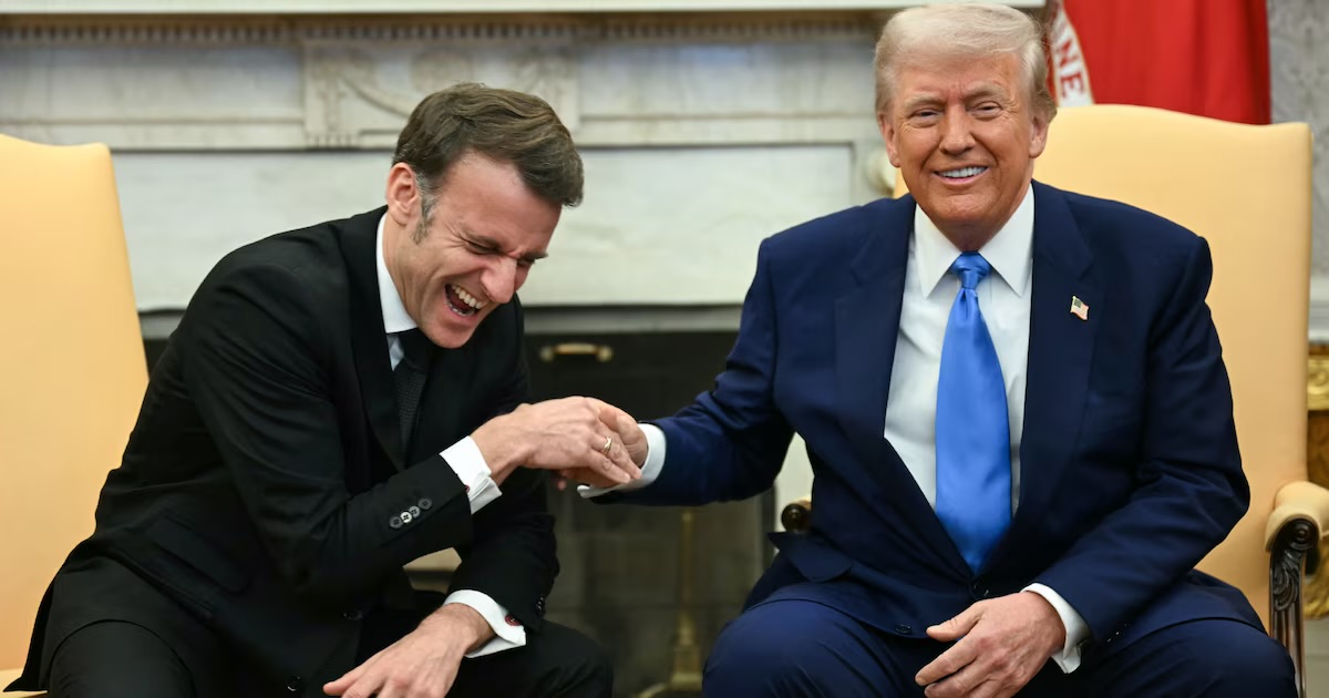 AlertesInfos's tweet photo. 🇫🇷🇺🇸 "Emmanuel est un mec sympa qui a tort la plupart du temps", a lâché Donald Trump à propos d’Emmanuel Macron. https://t.co/ZLAgNryywO