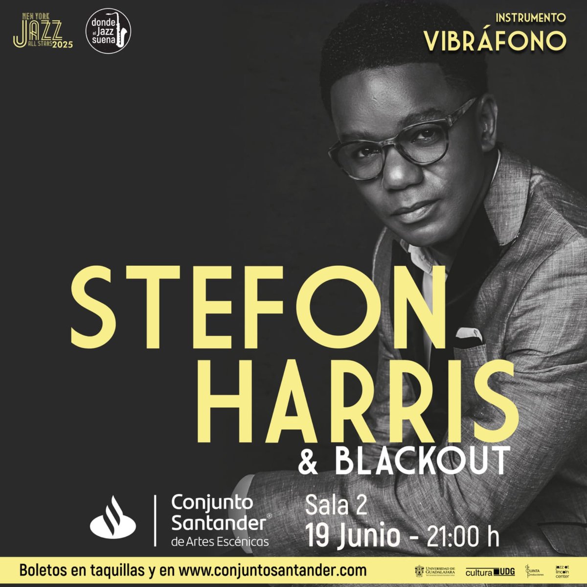 El vibrafonista Stefon Harris presenta su innovador enfoque del jazz en una noche única, fusionando la tradición del hard bop con elementos de jazz contemporáneo y expresiones latinas. ¿Te animas a compartir para participar por 1 pase DOBLE? TENGO 2 DOBLES.
#elcafecitoporlamañan