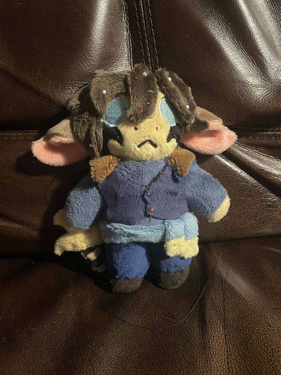 this guy is super close to being done- just needs some things sewn down, a few hair streaks, small details and a cloak!