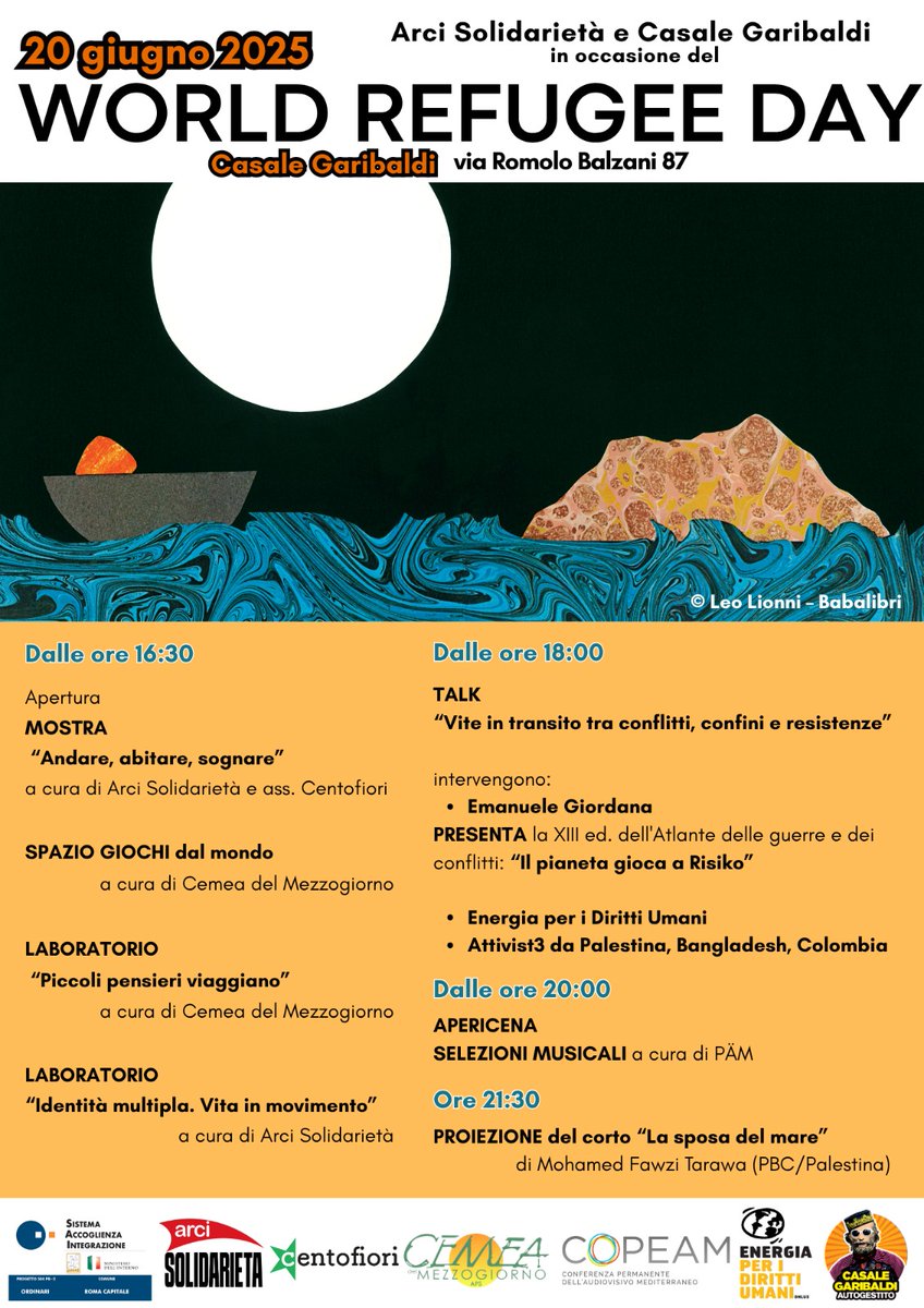 ApsMigras's tweet photo. Il 20 giugno 2025, porteremo la nostra voce sulla Colombia al TALK: "Vite in transito tra conflitti, confini e resistenza", nell'ambito del Wordl Refugee Day organizzato da Arci solidarietà. https://t.co/wB8m6qHKj1