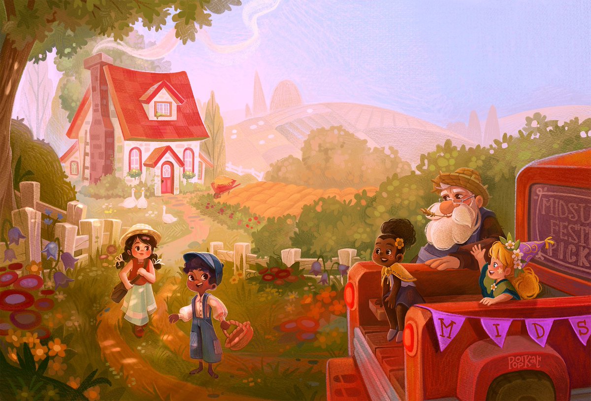 ✨Journey to The Midsummer Festival✨ New portfolio piece! 🥰I hope you enjoy it!