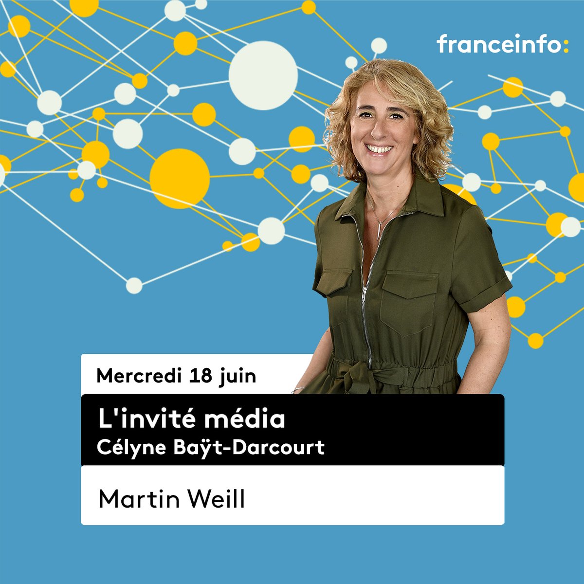 👉 Ce matin, <a href="/celynebd/">Célyne Baÿt-Darcourt</a> reçoit le journaliste et reporter <a href="/mweill/">Martin Weill</a>, à l'occasion de la diffusion d’un nouveau numéro de “Qui veut tuer la démocratie ?” dans "Les reportages de Martin Weill" ce mercredi sur <a href="/TMCtv/">TMC</a>.

À suivre à 9h50 sur <a href="/franceinfo/">franceinfo</a> 📻 ⤵️
francetvinfo.fr/en-direct/radi…