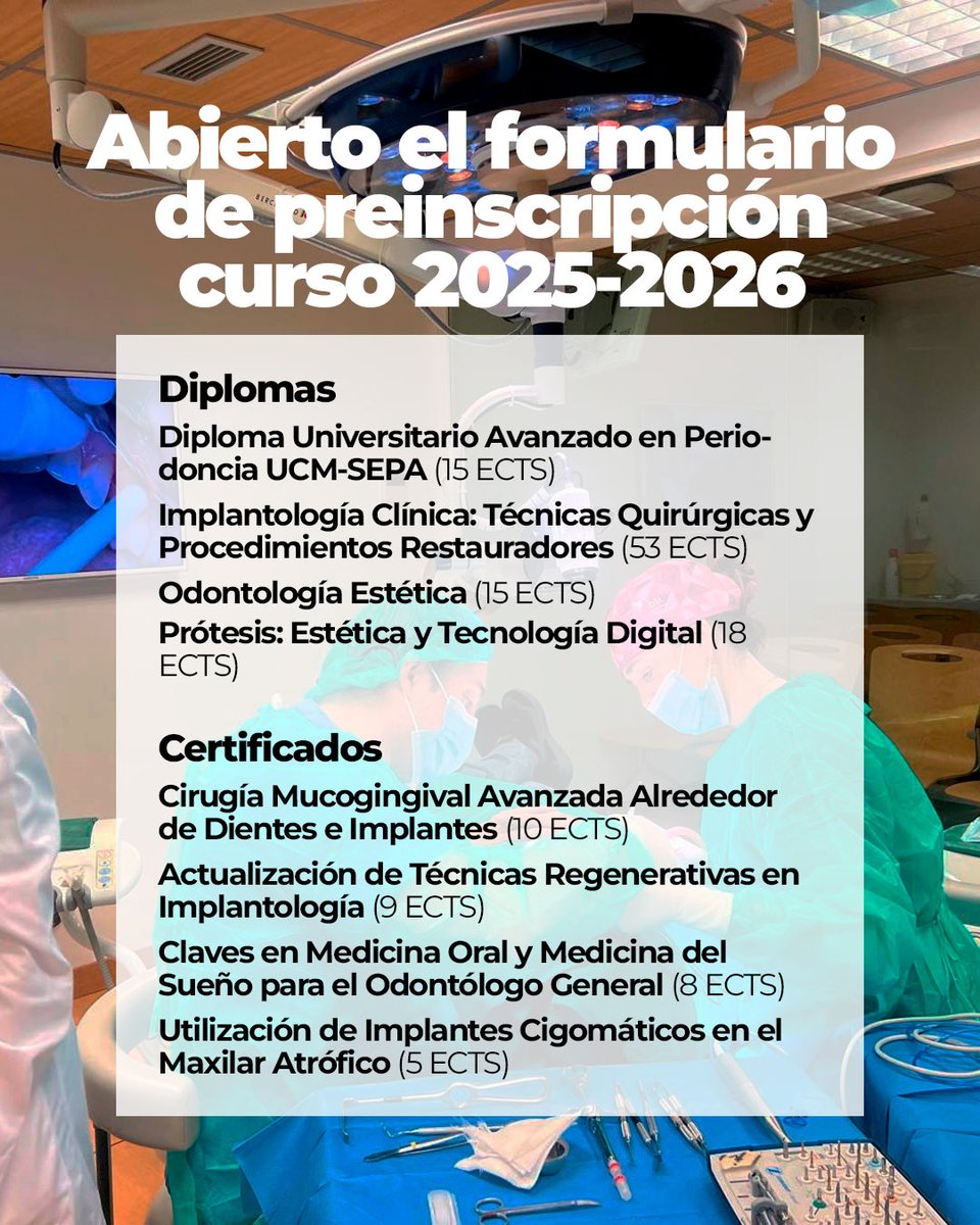 Facultad Odontología UCM tweet media