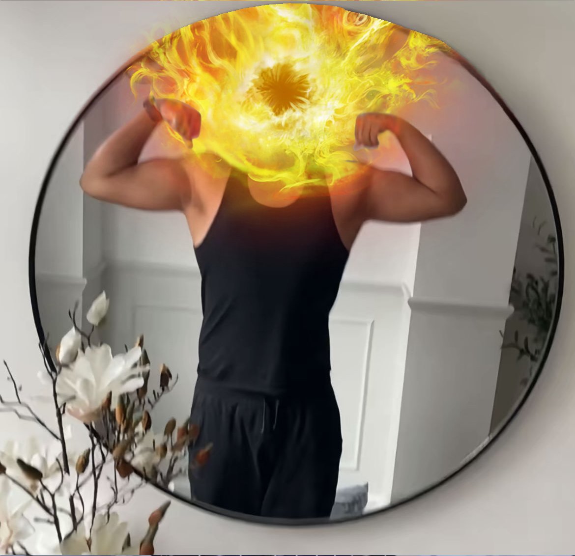 Melina: "Ojo cuidao no te conviertas en Señor del Caos"

Yo llegando al trono de Elden con la Llama Frenética metida en el bolsillo: