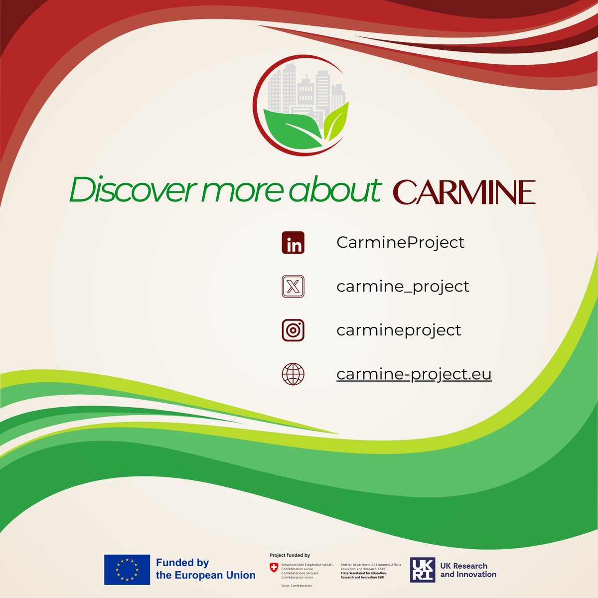 🌿 Meet our partner: <a href="/UniHannover/">Leibniz Uni Hannover</a>!

In #CARMINEProject, they’re leading a participatory geo-design approach to co-create &amp; assess climate solutions with local stakeholders 🌍

🔗 Learn more: carmine-project.eu

#ClimateResilience #HorizonEurope #Geodesign