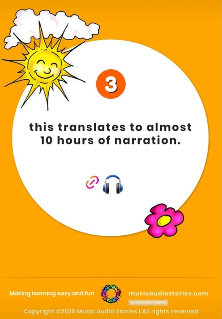 musicaudiostory's tweet photo. #5FunFactsAboutAudiobooks

this translates to almost 10 hours of narration.

#AudiobookAppreciationMonth https://t.co/EULHJZ33H5