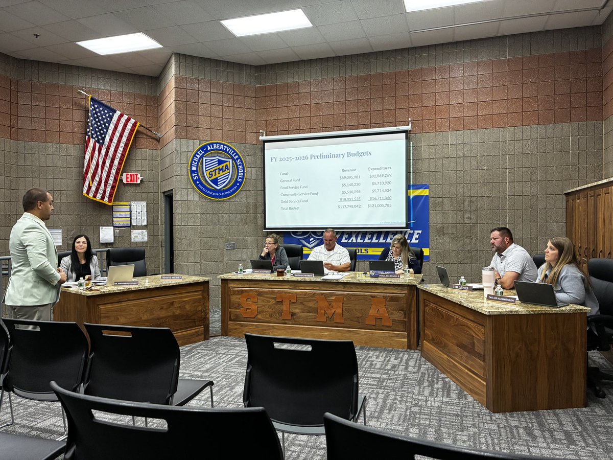 Thank you to Senator Eric Lucero for stopping by last night’s School Board meeting. We are grateful for his continued support and advocacy on behalf of our students, staff, and schools. #knightspride #WeAreSTMA
