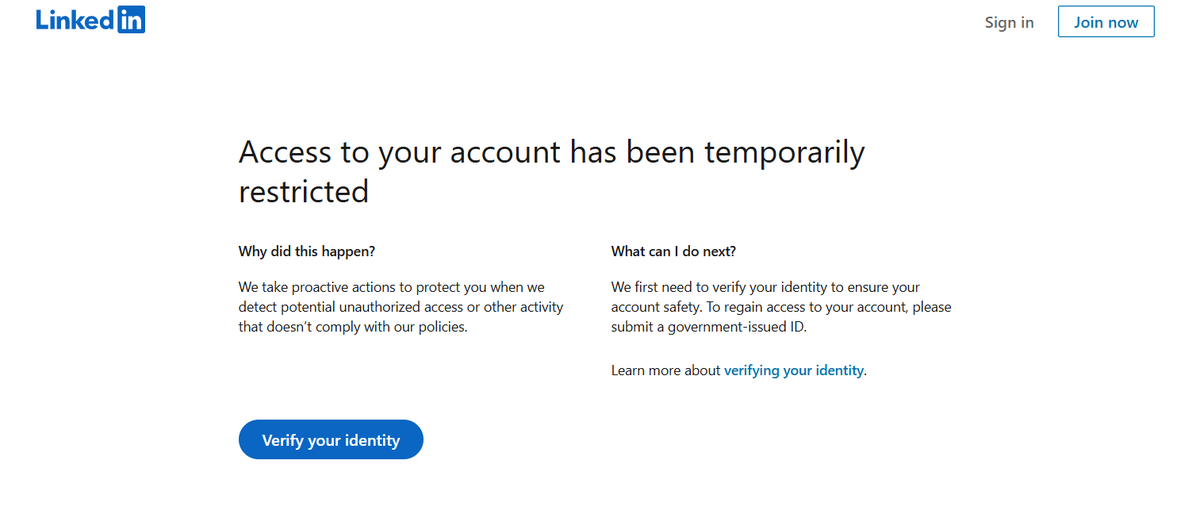 CODAIF's tweet photo. Hi @LinkedInHelp, my account has been restricted for the past 2 weeks and eventhough i've verified my profile, i still don't have access to my account. I've sent DM's to no avail. Please help me look into this @LinkedInHelp ,@LinkedIn . https://t.co/ItfiEaK4to