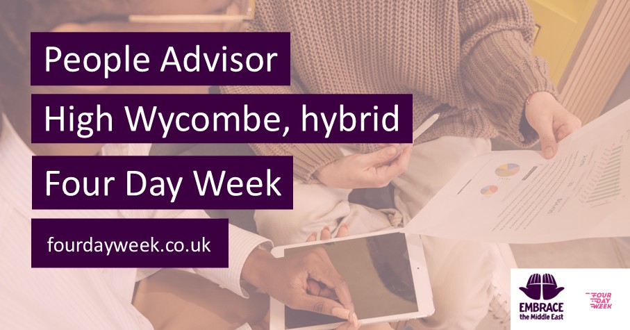 We are working with <a href="/FollowEmbrace/">Embrace the Middle East</a> to help them fill their People Advisor role. This is a four-day week role based in High Wycombe. 

Find out more about this role here: tinyurl.com/5cksfwdr

#flexibleworking #peopleadvisor #HRjobs #HighWycombe #jobadvert #hiring #vacancy