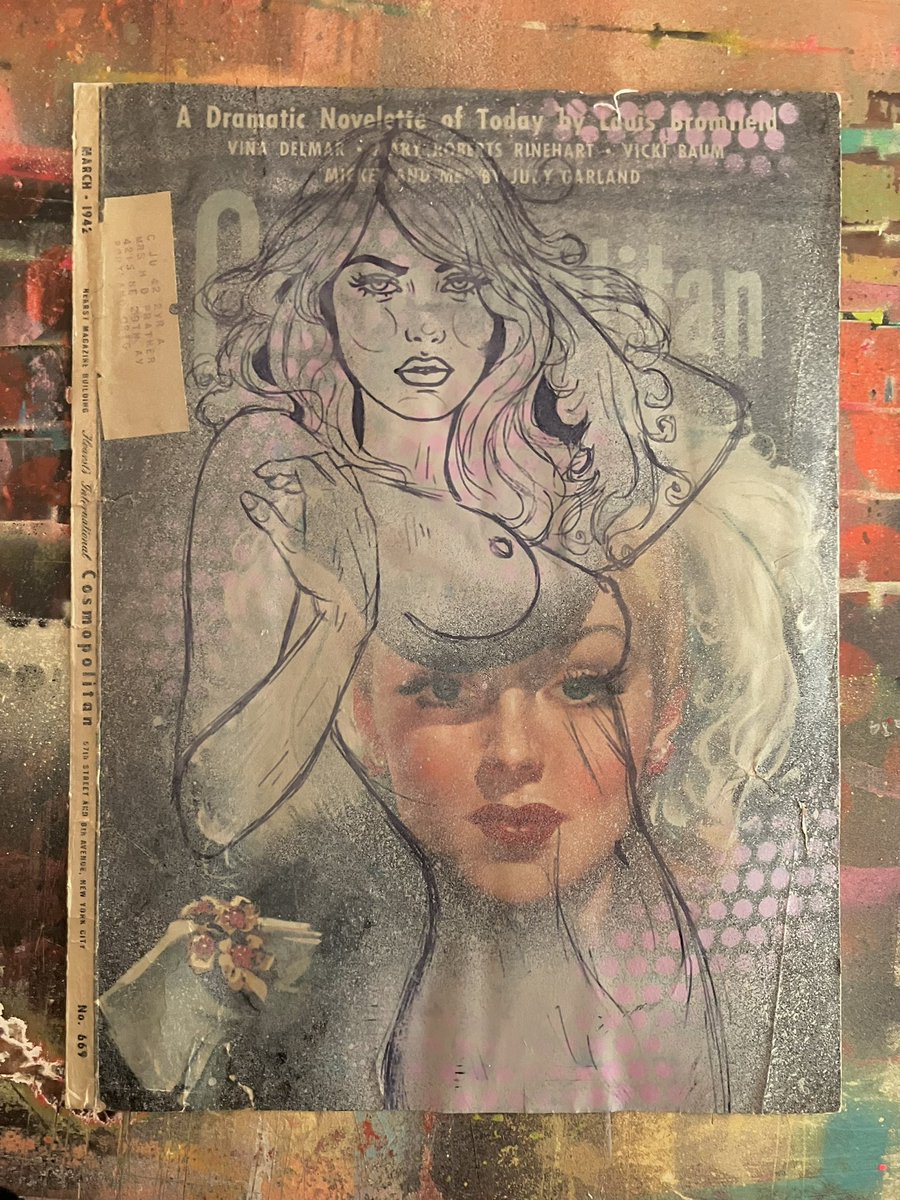 Sometimes I try to draw the face to match the one on the page (I also drew feathers in the hair to match a little)

WIP