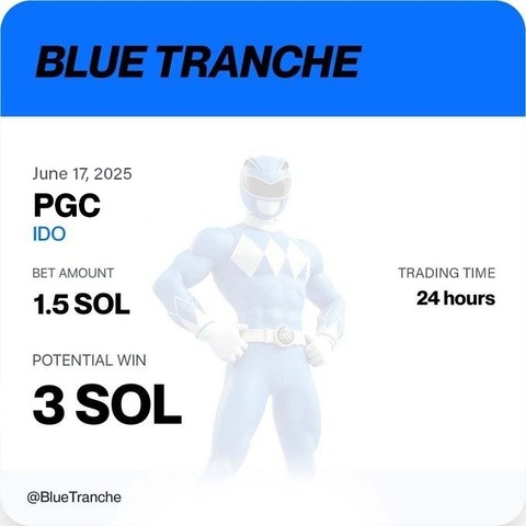 🔵 Blue Tranche goes early and bold.

With just 💰1.5 SOL in PGC | IDO, users can earn up to 3 SOL in just 24 hours — by backing promising early-stage launches on platforms like PinkSale and GameFi.org

Get in first. Win big. Powered by <a href="/TrancheVest/">TrancheVest ®</a>

#TrancheVest
