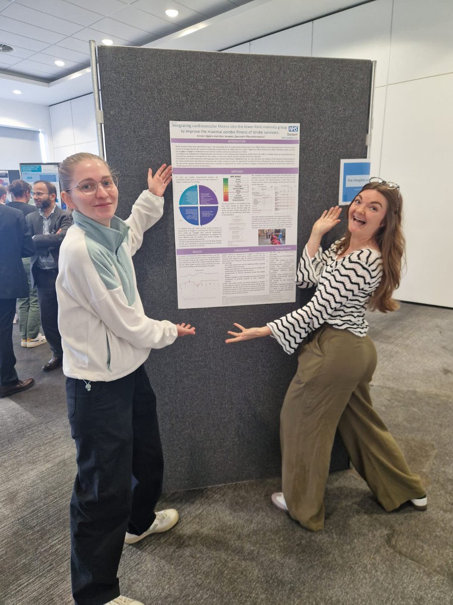 Stockport Stroke Team (@hasuhill) on Twitter photo We had a great time at the <a href="/GMNISDN/">GM Neurorehab & Integrated Stroke Delivery Network</a> conference last week. Kirsten and Alice presented their quality improvement poster on āIntegrating cardiovascular fitness into the lower limb intensity group to improve maximal aerobic fitnessā and it WON first prize š We had a great time at the <a href="/GMNISDN/">GM Neurorehab & Integrated Stroke Delivery Network</a> conference last week. Kirsten and Alice presented their quality improvement poster on āIntegrating cardiovascular fitness into the lower limb intensity group to improve maximal aerobic fitnessā and it WON first prize š