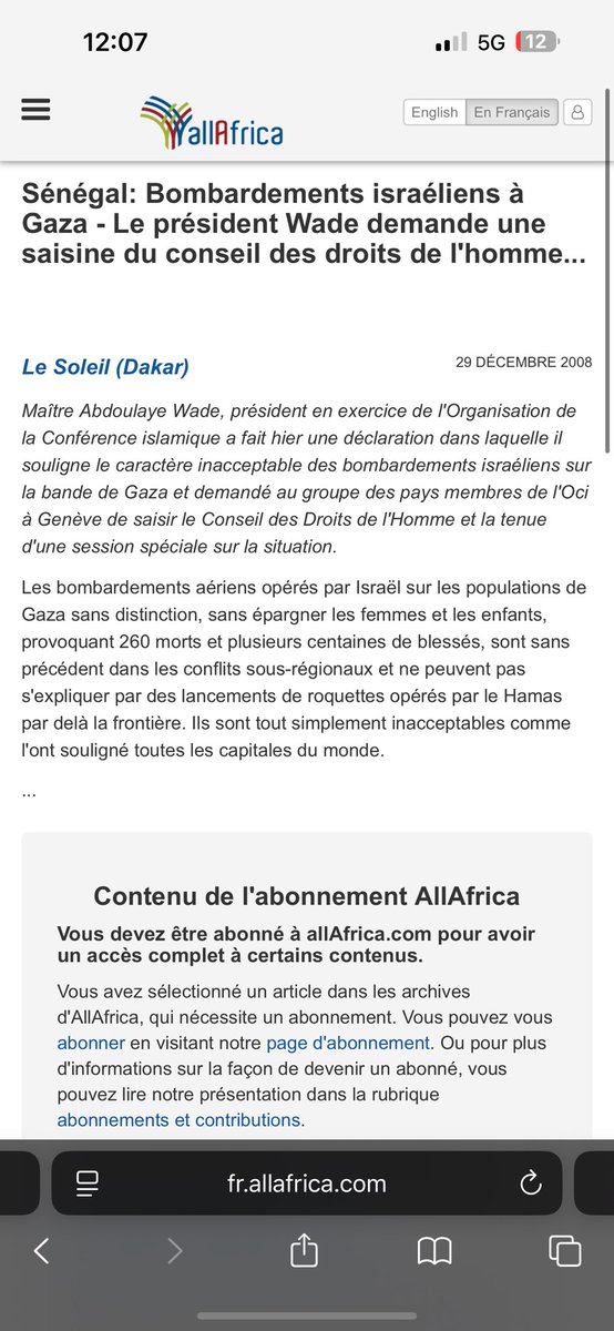 WarriorofSN's tweet photo. Le président Abdoulaye Wade et le plus grand démocrate, il a toujours amplifier ses relations d’ordre Islamique et défendu la Palestine pendant plusieurs années durant sa gouvernance #kebetu #Iran #PalestineGenocide #GazaGenocide #Senegal https://t.co/9oi902sEfo