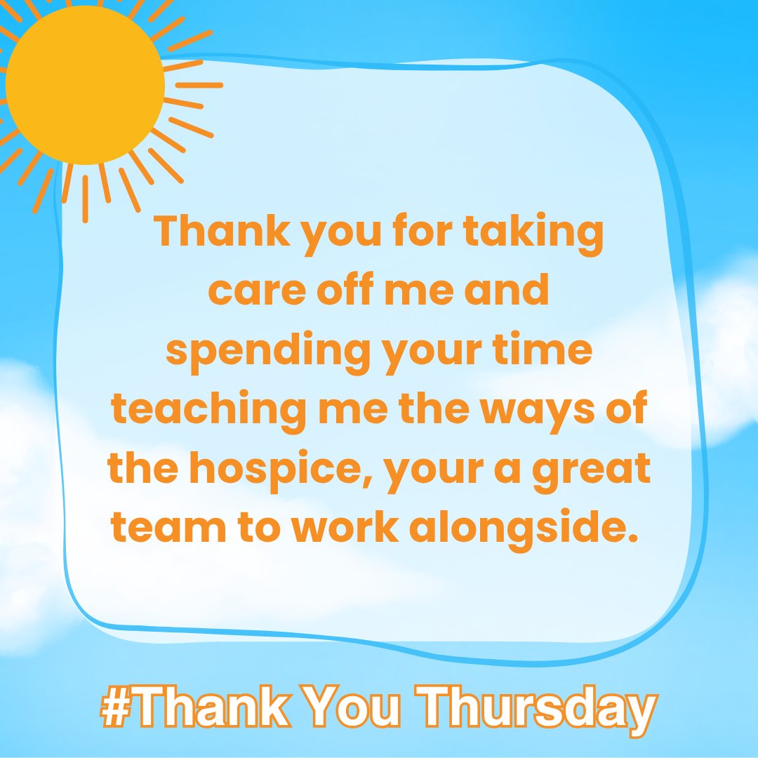 Thank you to everyone who takes the time to give us feedback about our care. Here's today's #ThankyouThursday message from one of our placement students...
If you have a moment, please consider sharing your thoughts on Care Opinion using the link below:
careopinion.org.uk/invitationlink…