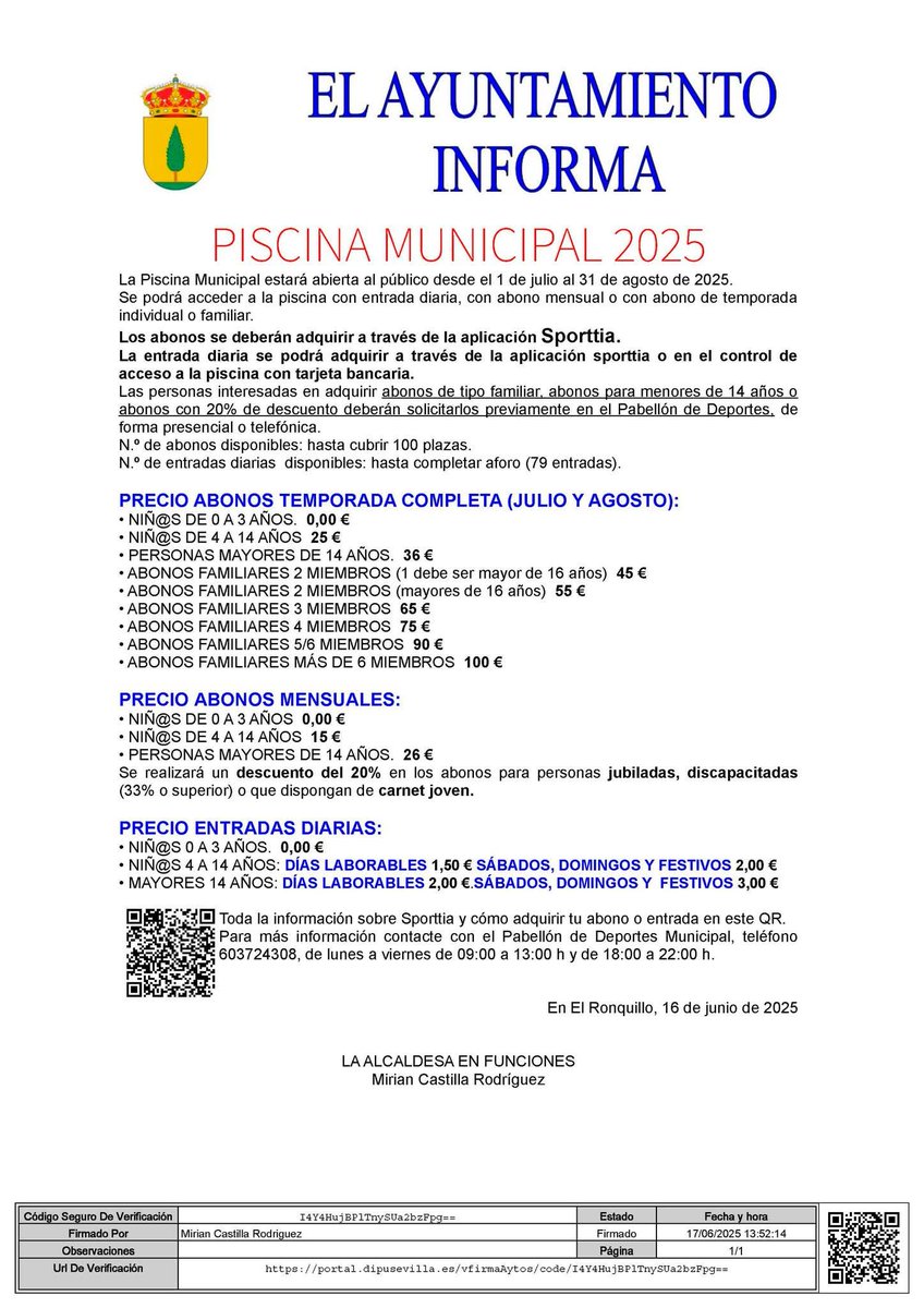 Ayto. El Ronquillo (@aytoelronquillo) on Twitter photo 