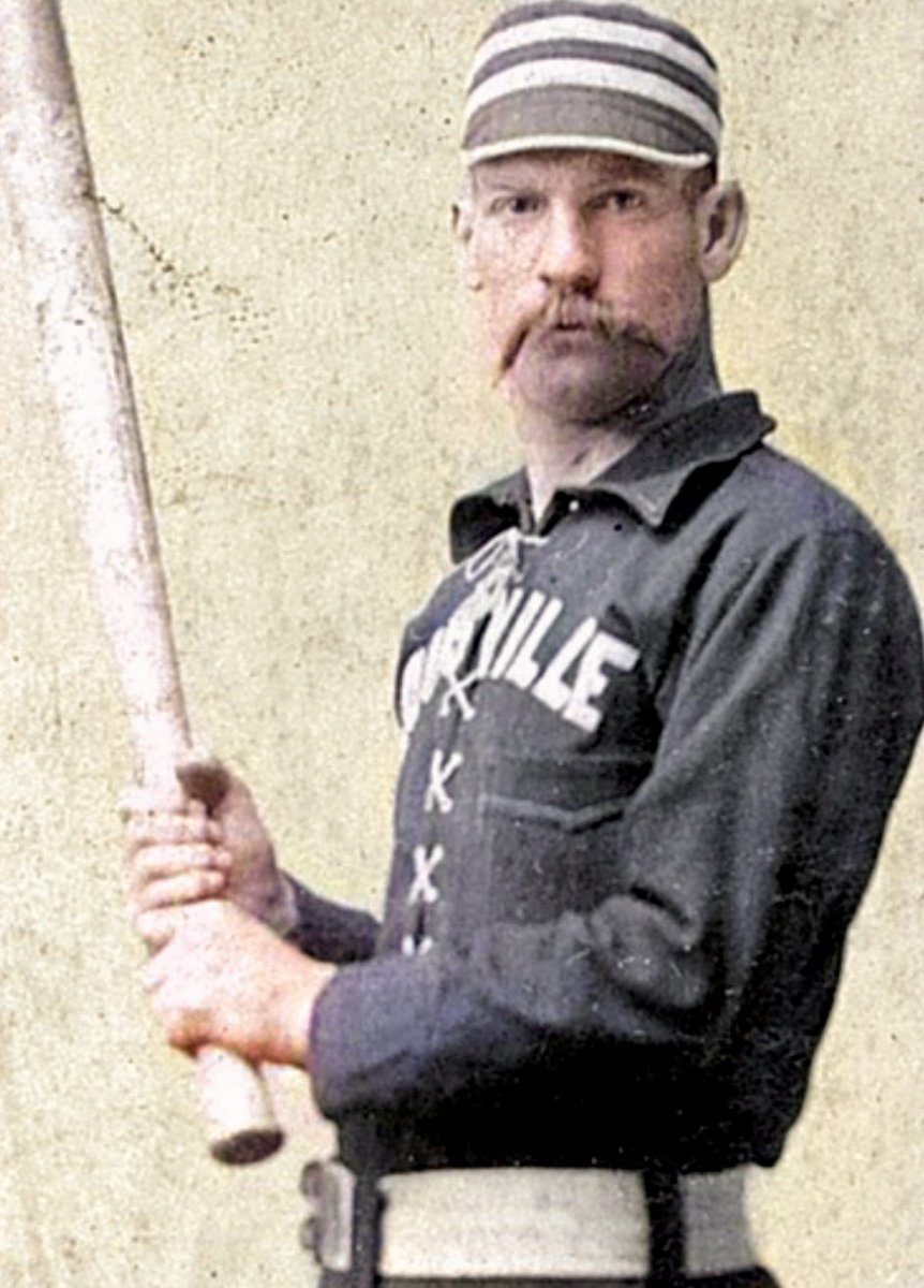 Pete Browning, the original Louisville Slugger, was born OTD in 1861. A career .341 hitter (5th highest ever by a RHB) &amp; a 3 time batting champion. One of the greatest players of the 19th century &amp; deserves a plaque in Cooperstown. Follow <a href="/Pete__Browning/">Pete Browning</a> as he pushes for the HOF