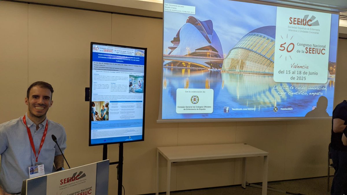 Las enfermeras del #HUNSC presentes en el 50 Congreso Nacional SEEIUC 2025 en Valencia.
Nuestros profesionales participan activamente en este evento compartiendo conocimiento, experiencia y compromiso con los cuidados intensivos.  #SEEIUC2025