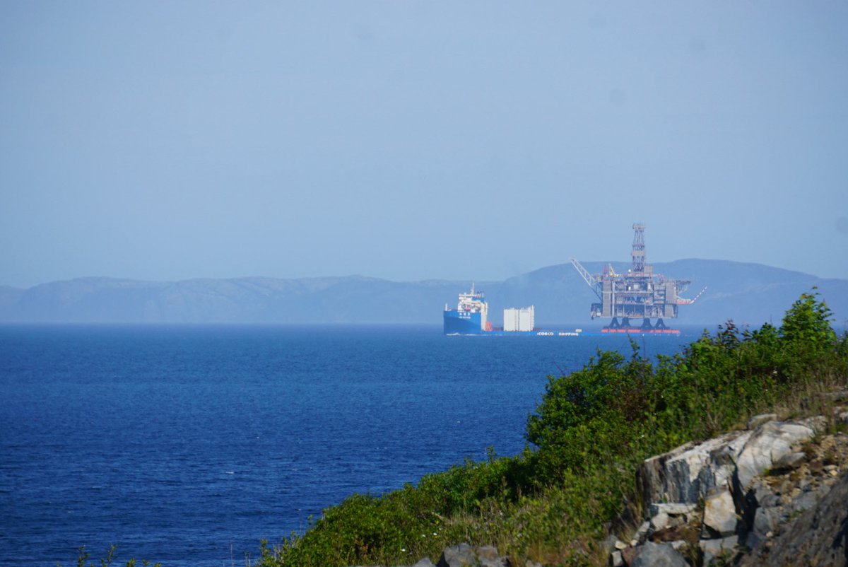 CorinaJReid's tweet photo. What a sight and a beautiful day for it! #NLwx
#WhiteRoseTopside #Winterton #TrinityBay #Cenovus @cenovus https://t.co/M3sktbZ7VE