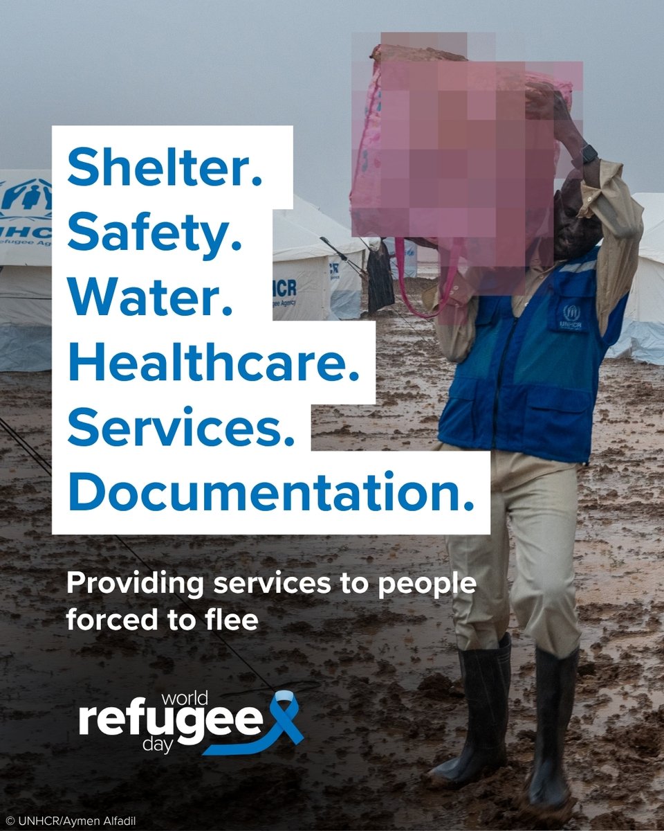 This #WorldRefugeeDay, we remind ourselves that protecting refugees is not optional, it’s essential.

With many thanks to the Government of Nigeria, our donors &amp; partners, @UNHCRNigeria is able to support refugees and IDPs access documentation, healthcare, legal services &amp; more.