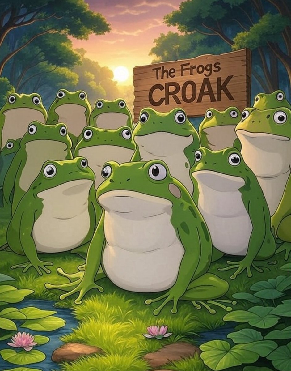 Croak 🐸

$FrNa 

Frog Nation Arena 🔺