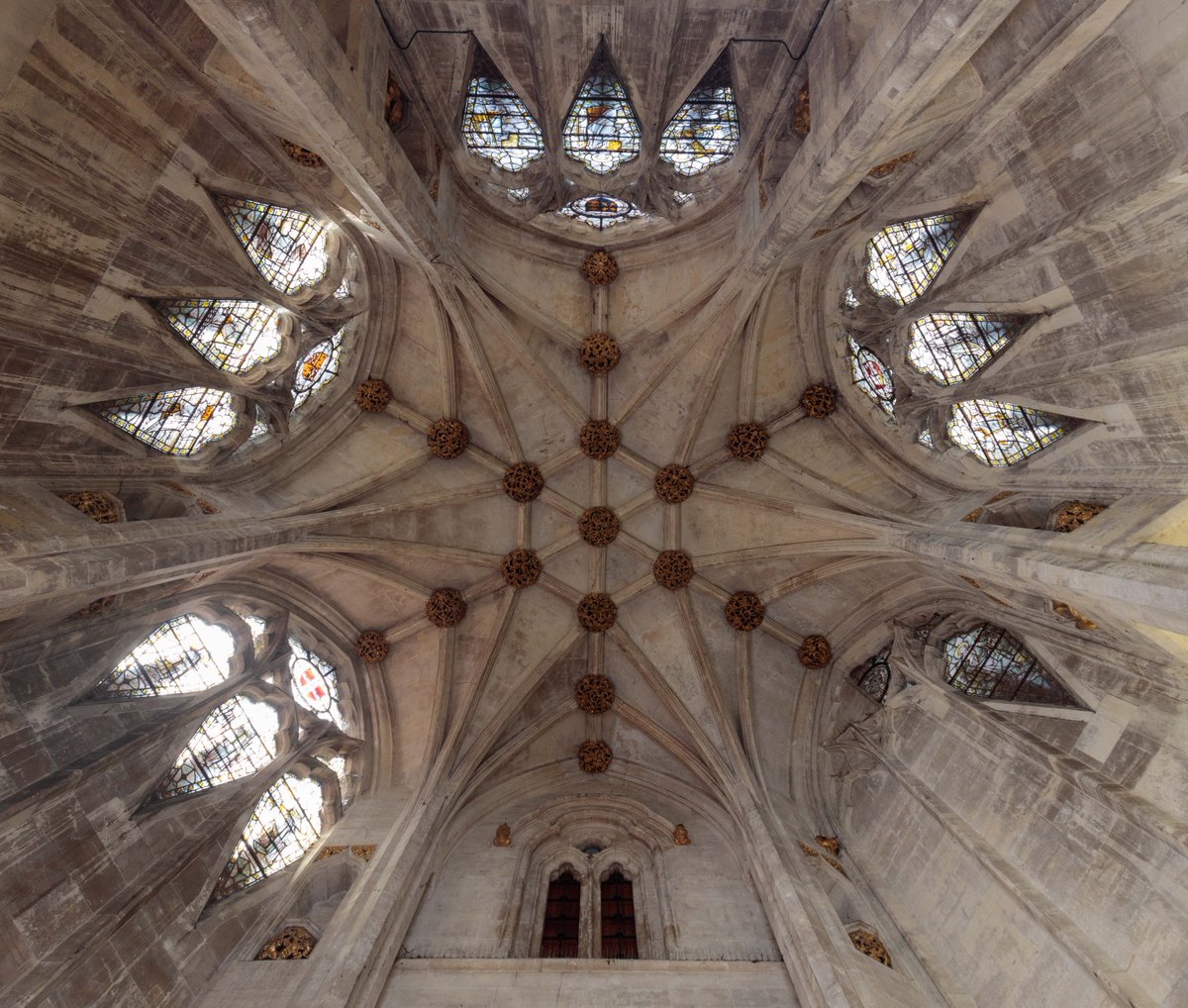 The stunning 14th-century hexagonal porch of St Mary Redcliffe, Bristol
