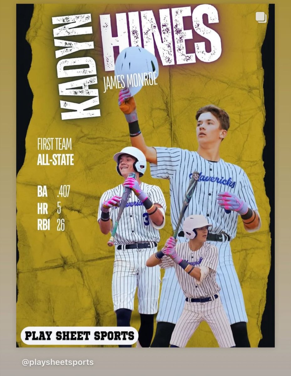 James Monroe Baseball tweet media