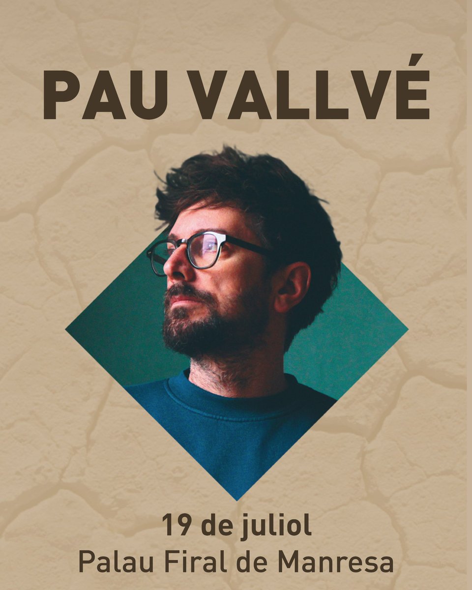 Manresa Transforma (@mnrsatransforma) on Twitter photo 🎵 Gaudeix del nou treball de <a href="/PauVallve/">PAU VALLVÉ</a> "Agorafília" (passió per sortir cap enfora, sigui d'un lloc o d'un mateix. Tot el contrari que l'agorafòbia). Un disc que s'ha fet cap enfora en molts sentits!
🗓️ 19 de juliol
📍 Palau Firal
🎟️ sonsdelcami.cat i <a href="/Kursaalmanresa/">Kursaal Manresa</a> 🎵 Gaudeix del nou treball de <a href="/PauVallve/">PAU VALLVÉ</a> "Agorafília" (passió per sortir cap enfora, sigui d'un lloc o d'un mateix. Tot el contrari que l'agorafòbia). Un disc que s'ha fet cap enfora en molts sentits!
🗓️ 19 de juliol
📍 Palau Firal
🎟️ sonsdelcami.cat i <a href="/Kursaalmanresa/">Kursaal Manresa</a>