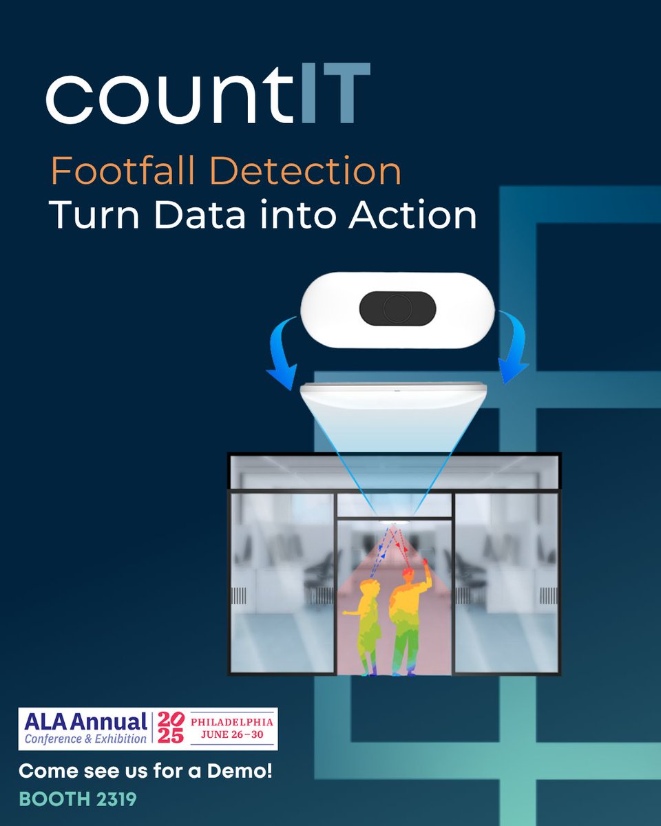 Dtechdirect's tweet image. Join us at Booth 2319 in Philadelphia from June 26 – June 30 to explore our latest library technology solutions. Let’s talk about the future of self-service, security, and innovation in libraries. #ALAAC25 #peoplecounters #libraryrfid #smartlockers