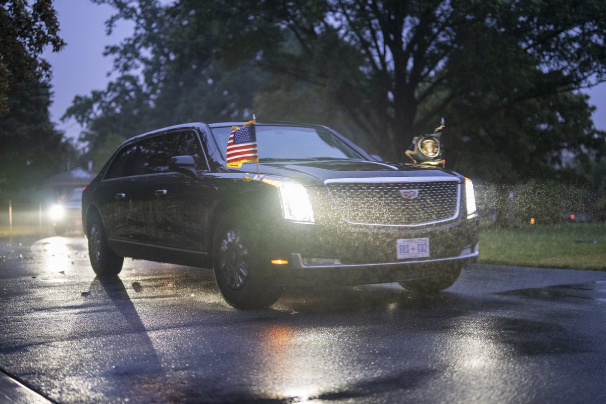 Rapid Response 47 (@rapidresponse47) on Twitter photo After departing the G7 Summit in Canada, <a href="/POTUS/">President Donald J. Trump</a> arrived back at the White House this morning around 5:30 a.m. After departing the G7 Summit in Canada, <a href="/POTUS/">President Donald J. Trump</a> arrived back at the White House this morning around 5:30 a.m.
