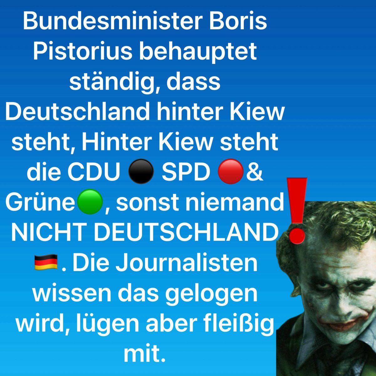 Richtig den kann man nur zustimmen.