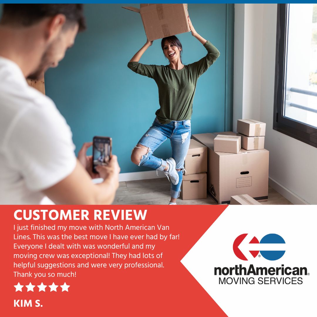 Thanks, Kim! We really appreciate your thoughtful review. In order to provide the best possible experience, North American Van Lines works closely with customers to create moving plans that address their needs, preferences, and priorities. #moving #movingvan #newhome #movingday