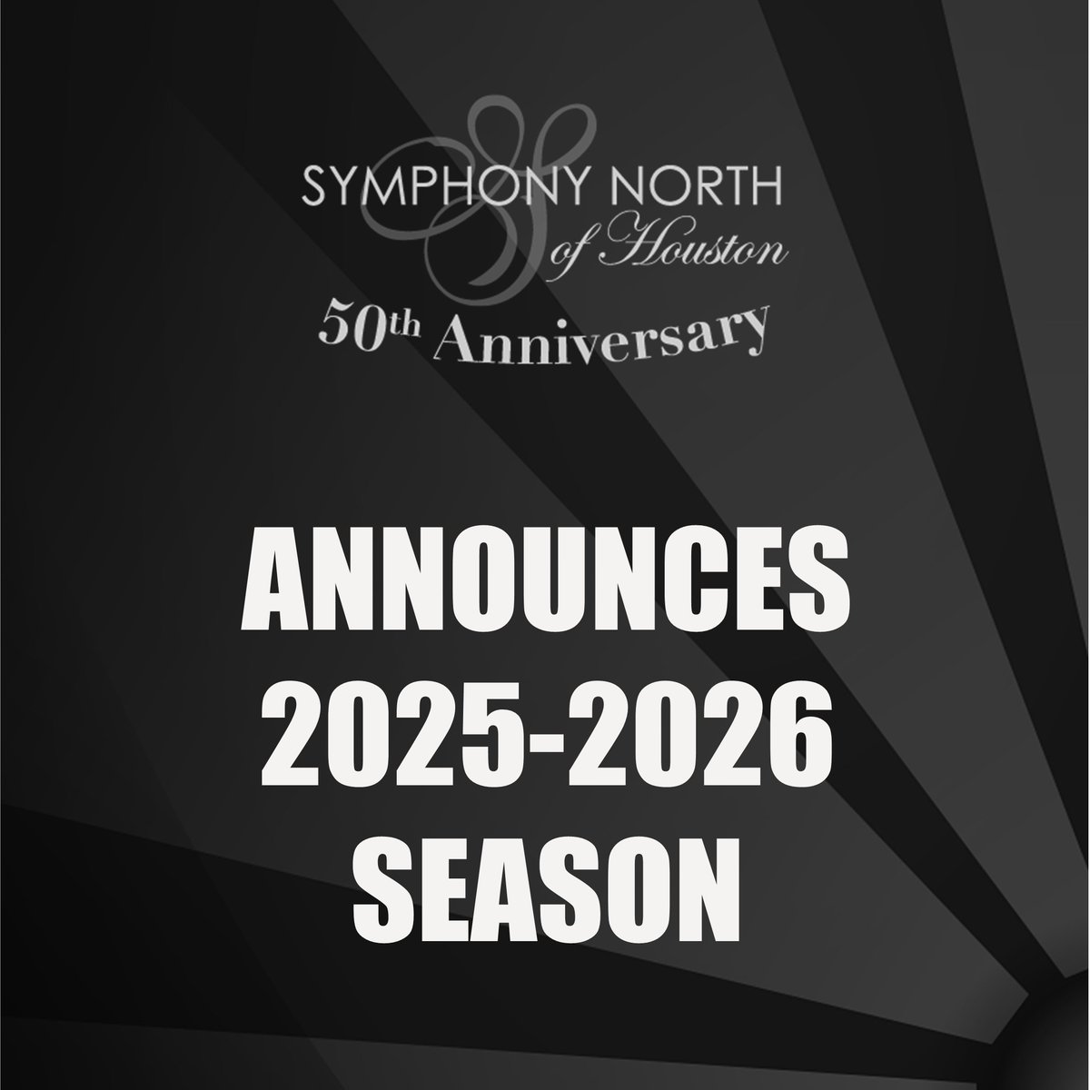Symphony North of Houston is pleased to announce its 50th Anniversary, 2025-2026 season repertoire. 
Learn More: 👉 symphonynorth.org/2025-2026-seas… 👈
#SymphonyNorthOfHouston #classicalmusic #tomballtx