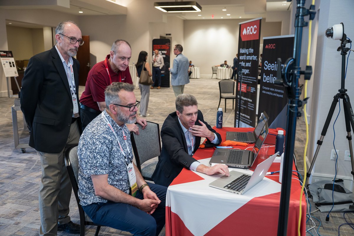 ROC_VisionaryAI's tweet photo. ROC's adaptive security and AI intelligence platforms were on full display last week at the Honeywell User Group Conference #HUG2025. Shout out to Gary Jones, our SVP of Commercial Security, who participated to spotlight the latest in AI video analytics and next-level surveillance strategies. 

#VideoAnalytics #Honeywell #PhysicalSecurity #PublicSafety #AI #SecurityTech