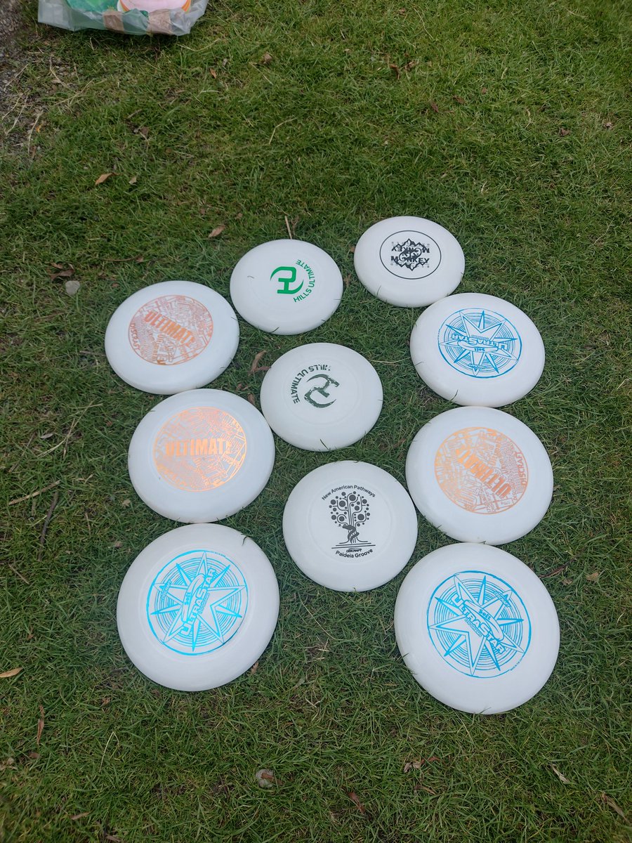 Set up ready for some Ultimate Frisbee <a href="/JuniorOaks/">Light Oaks Junior School</a> .