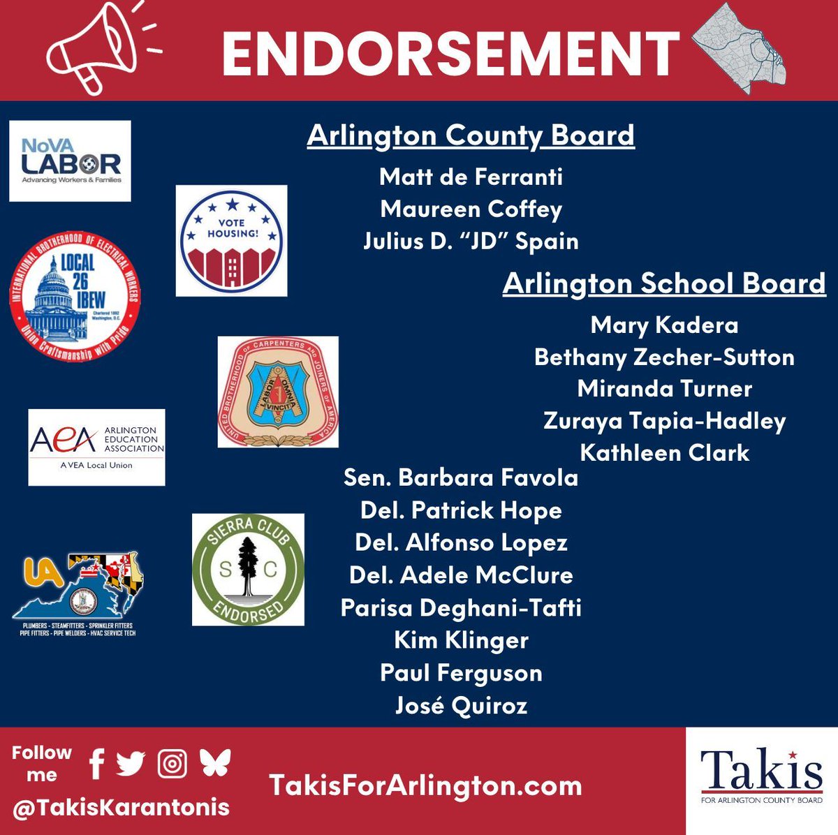 A heartfelt thank you to every organization, union, elected official, colleague, and community member who has supported and endorsed this campaign. I’m moved by your trust and partnership. Let’s keep pushing forward!