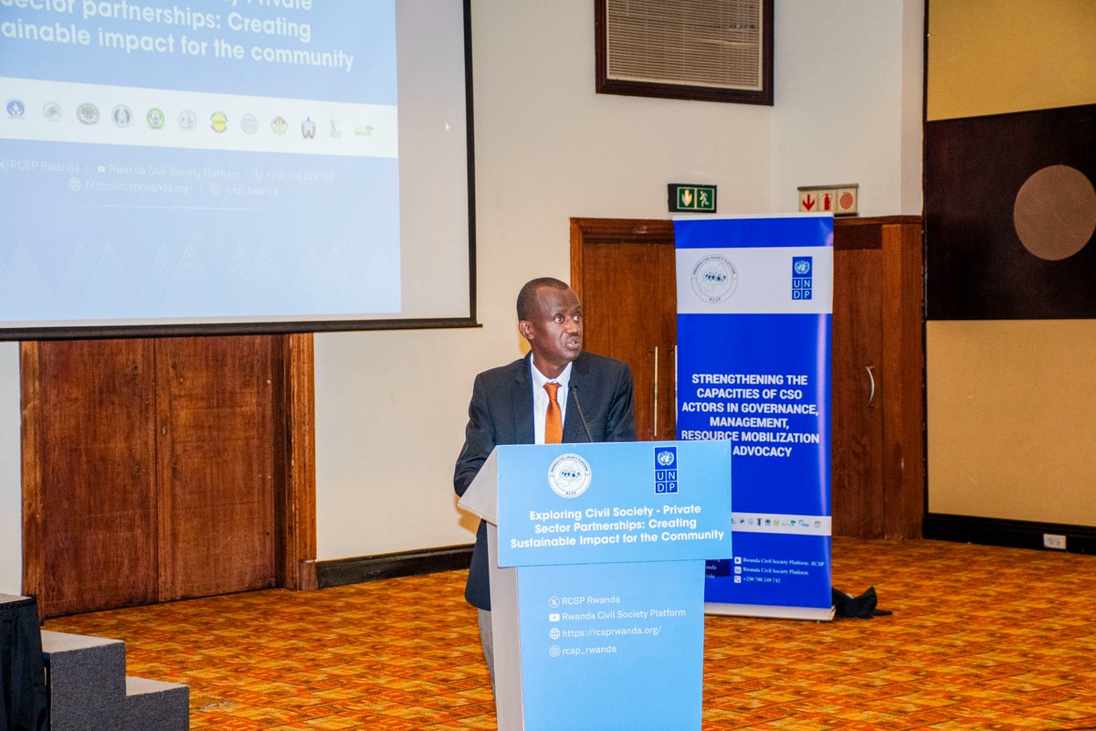 RCSP Rwanda (@rcsprwanda) on Twitter photo Mr. Faustin KARASIRA, the COO of <a href="/PSF_Rwanda/">PSF Rwanda</a>, in his closing remarks, said, "No single sector can deliver sustainable development alone. That’s why we see civil society as a strategic partner in co-creating lasting solutions. Let’s build enduring networks, impactful projects, Mr. Faustin KARASIRA, the COO of <a href="/PSF_Rwanda/">PSF Rwanda</a>, in his closing remarks, said, "No single sector can deliver sustainable development alone. That’s why we see civil society as a strategic partner in co-creating lasting solutions. Let’s build enduring networks, impactful projects,