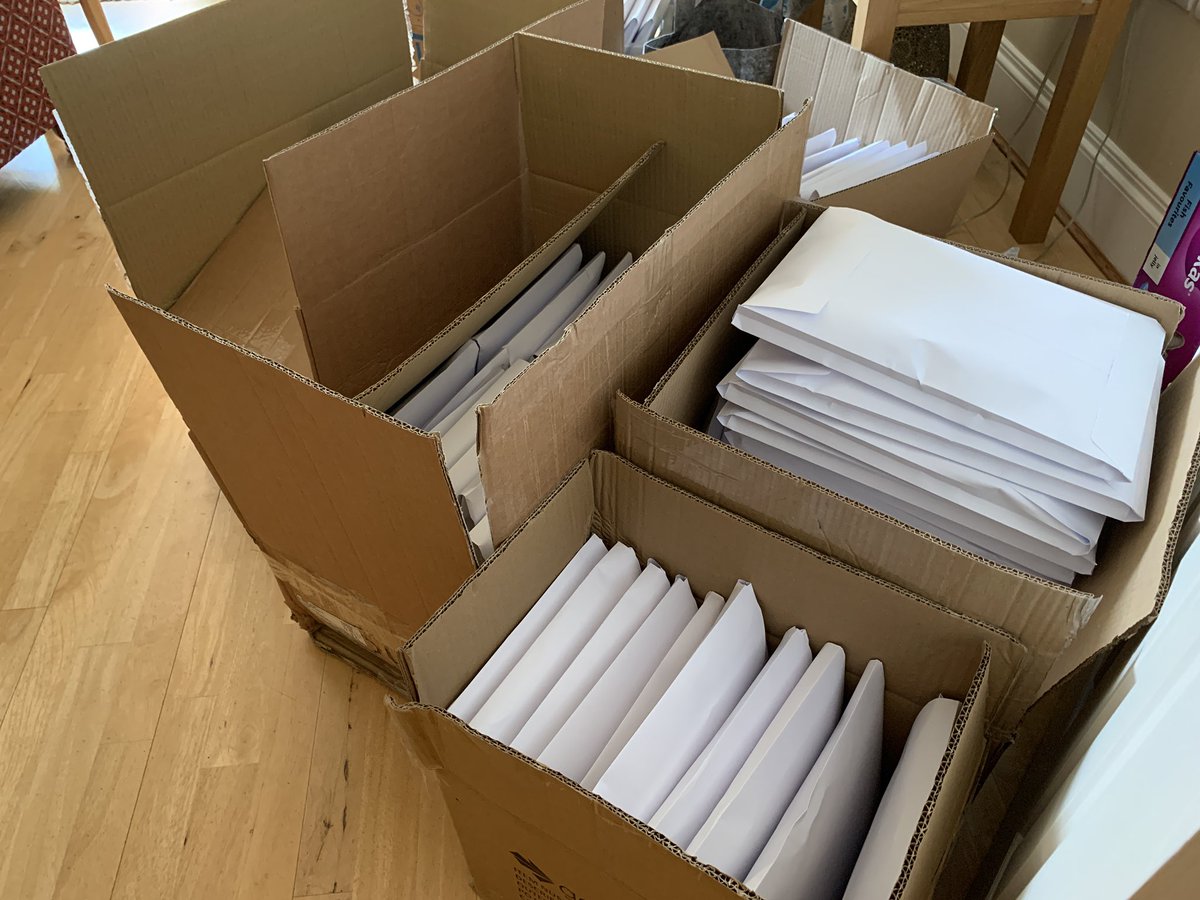 More packing for our Summer Reading Project. Box loads of fun things have arrived and contents put into individual packs for the scores of children taking part. 
<a href="/TaughmonaghPS/">Taughmonagh Primary</a> <a href="/ScoilNaFuiseoge/">Scoil na fuiseoige</a> <a href="/StOPPSBelfast/">St.OliverPlunkett PS</a> <a href="/TracyGalvin77/">Tracy Galvin</a> <a href="/mukeshji147/">Mukesh Sharma MBE DL</a> <a href="/AlMcDonnellSB/">Alasdair McDonnell</a> <a href="/RayHaydenAW/">Ray Hayden</a> <a href="/NettlefieldPs/">NettlefieldPS</a>