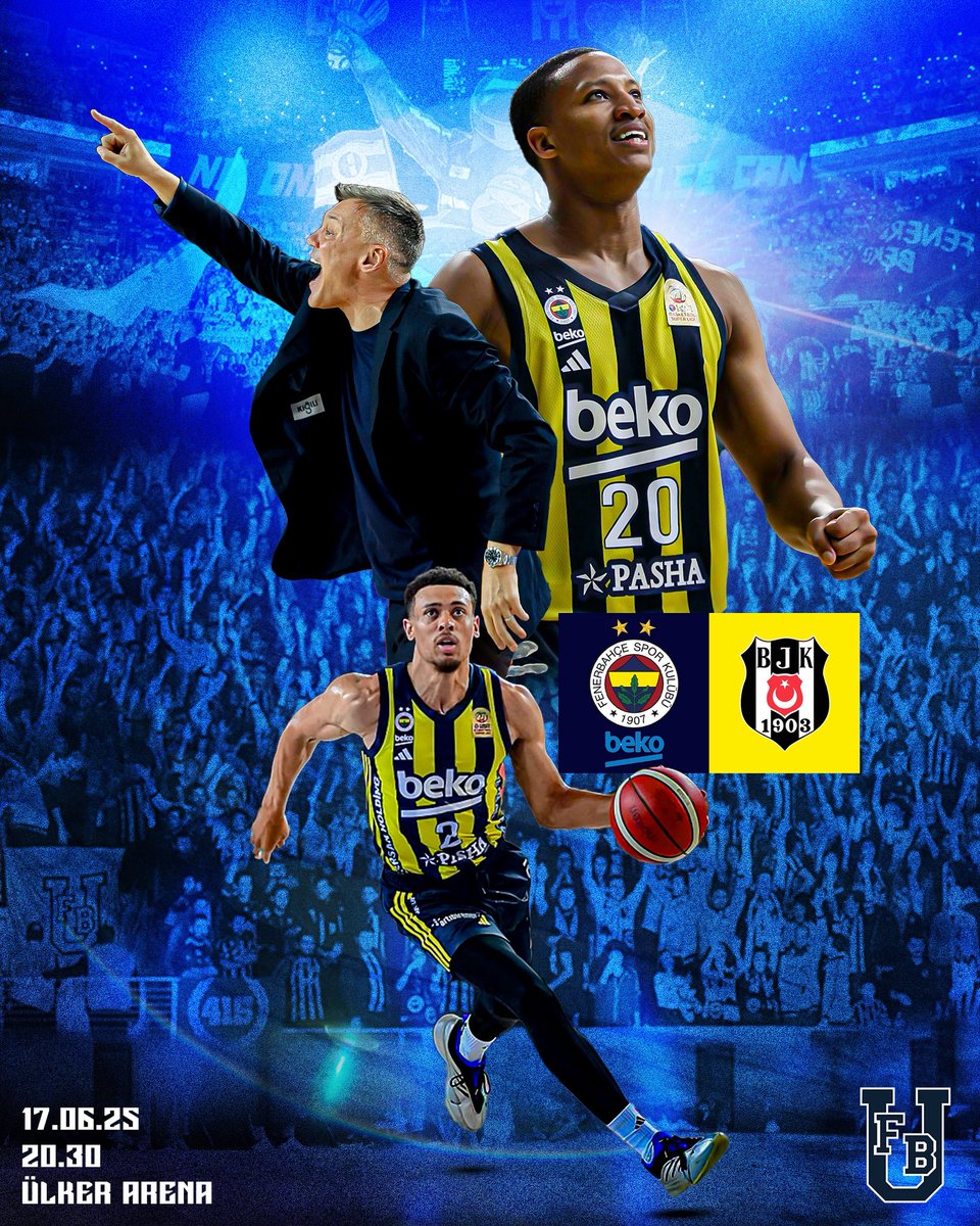 🏆 TBF Playoff Final 1. Maç
🏀 Fenerbahçe Beko - Beşiktaş Fibabanka 
🏟 Ülker Spor ve Etkinlik Salonu
🕙 20:30
#FenerinMaçıVar
#NeverEnough
#Yellow7egacy
