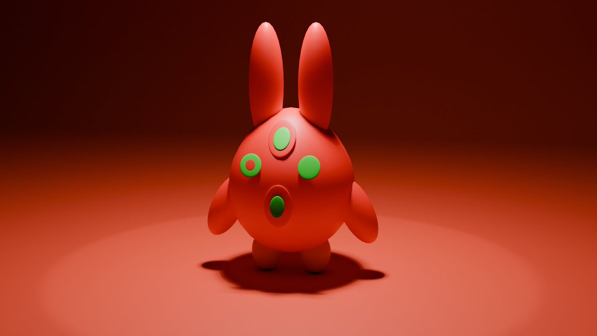 Ren236_00's tweet image. よくわかんない生物作ってみました！なにこれ？
＃blender　＃blender４　＃生物　＃生き物